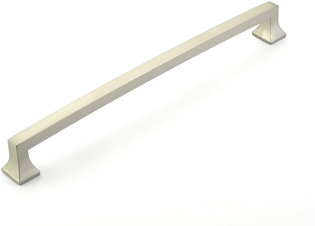 Menlo Park Appliance Pull, Arched, Satin Nickel, 15'' cc 539-15