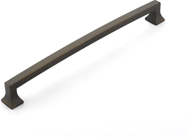 Menlo Park Appliance Pull, Arched, Ancient Bronze, 15'' cc 539-ABZ
