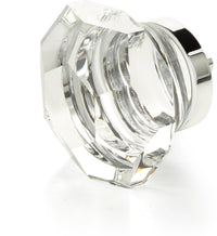City Lights Faceted Dome Glass Knob, Polished Chrome, 1-3/4'' dia 54-26