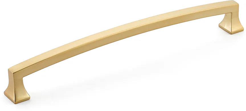 Menlo Park Pull, Arched, Signature Satin Brass, 8'' cc 540-SSB