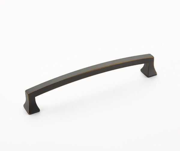 Menlo Park Pull, Arched, Ancient Bronze, 6'' cc 541-ABZ