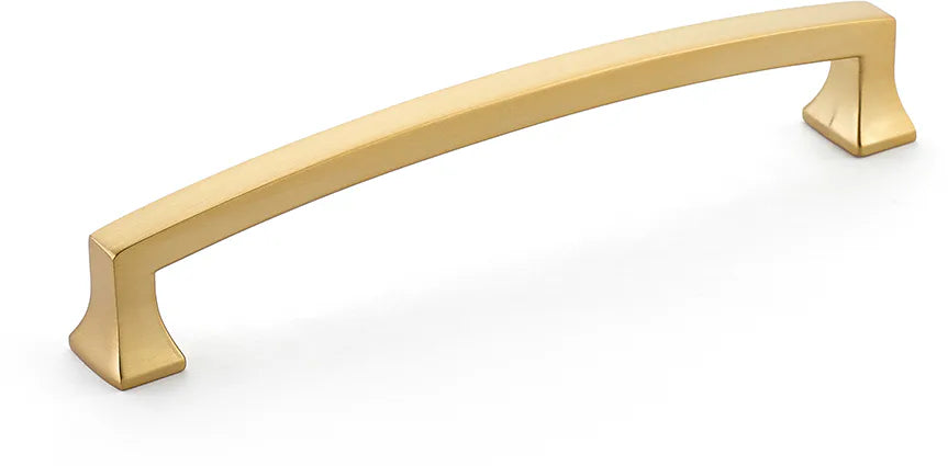 Menlo Park Pull, Arched, Signature Satin Brass, 6'' cc 541-SSB
