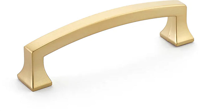 Menlo Park Pull, Arched, Signature Satin Brass, 4'' cc 542-SSB