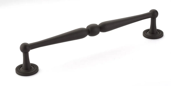 Atherton Pull, Plain Footplates, Oil Rubbed Bronze, 4'' cc 579-10B