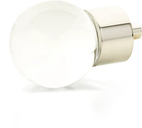 City Lights Globe Glass Knob, Polished Nickel, 1-3/8'' dia 59-PN