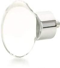 City Lights Oval Glass Knob, Polished Chrome, 1-3/4'' dia 60-26
