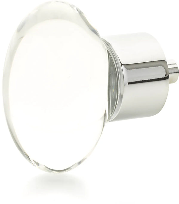 City Lights Oval Glass Knob, Polished Chrome, 1-3/4'' dia 60-26