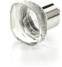City Lights Soft Square Glass Knob, Polished Chrome, 1-1/4''  61-26