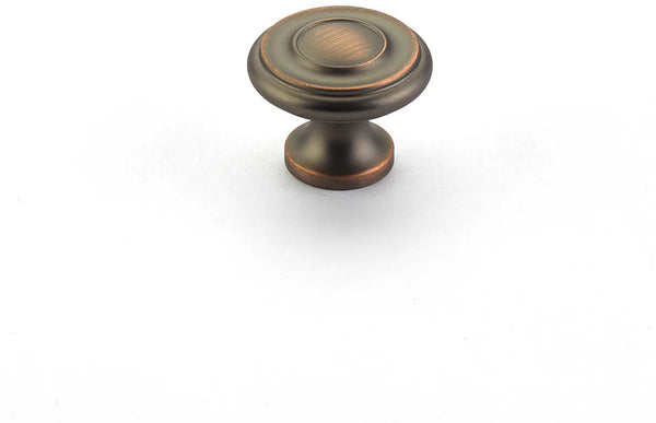 Colonial Round Knob, Aurora Bronze, 1-1/4'' dia 703-AUB