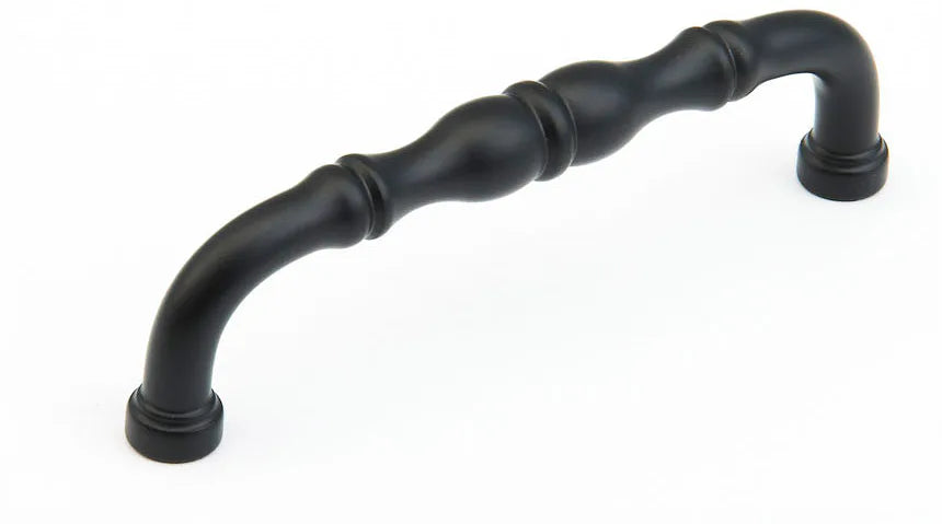 Colonial Pull, Flat Black, 4'' cc 747-FB
