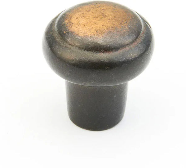 Mountain Knob, Round, Antique Bronze, 1-3/8'' dia 781-AZ