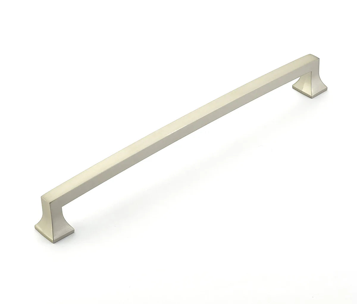 Menlo Park Back to Back, Appliance Pull, Arched, Satin Nickel, 15'' cc BTB539-15