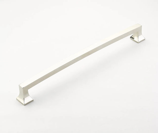 Menlo Park Back to Back, Appliance Pull, Arched, Polished Nickel, 15'' cc BTB539-PN