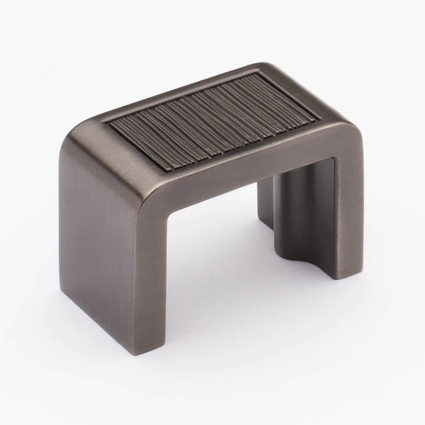 Brushed Knob in Gunmetal K-2001-G