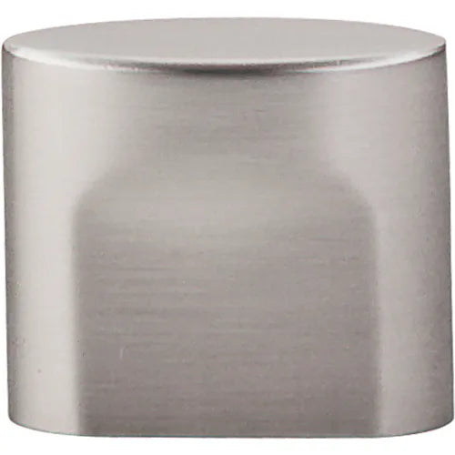 Sanctuary Oval Slot Knob Small 3/4'' cc TK73BSN Brushed Satin Nickel