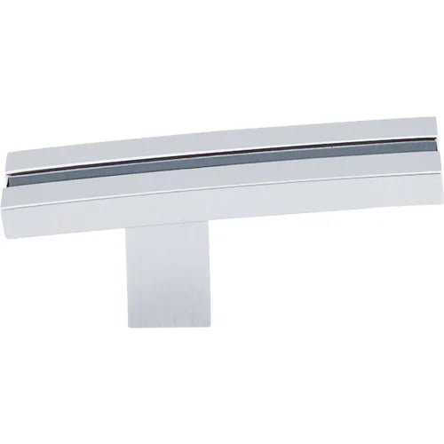 Sanctuary Inset Rail Knob 2 5/8'' TK82PC Polished Chrome