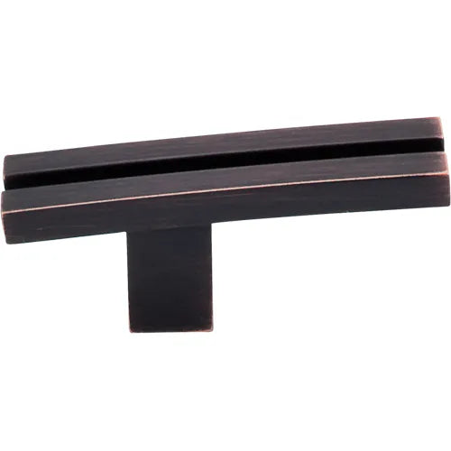 Sanctuary Inset Rail Knob 2 5/8'' TK82TB Tuscan Bronze
